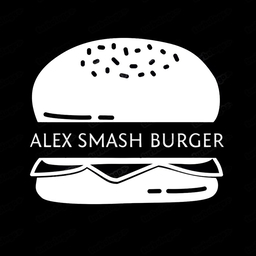 Alex Smash Burger logo.